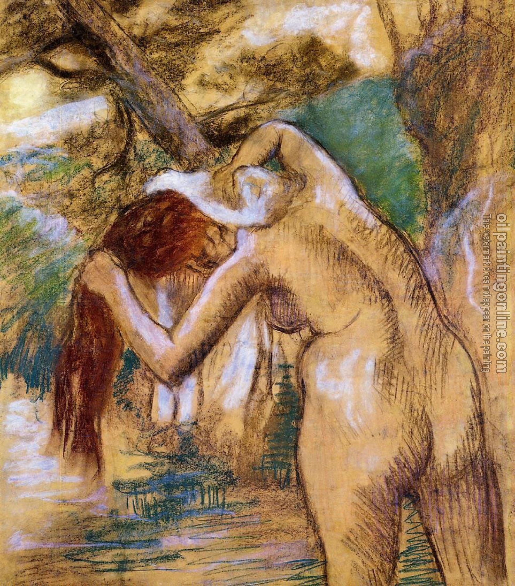 Degas, Edgar - Bather by the Water
